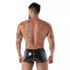 Schwarzer provokanter Latex Boxer für verführerische Momente von TOF Paris – Ansicht 3