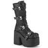 CAMEL-115 Plateau Stiefel Schwarz Matt von DemoniaCult
