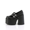 CAMEL-55 Plateau Schuhe Schwarz Matt von DemoniaCult – Ansicht 3