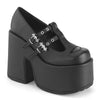 CAMEL-55 Plateau Schuhe Schwarz Matt von DemoniaCult
