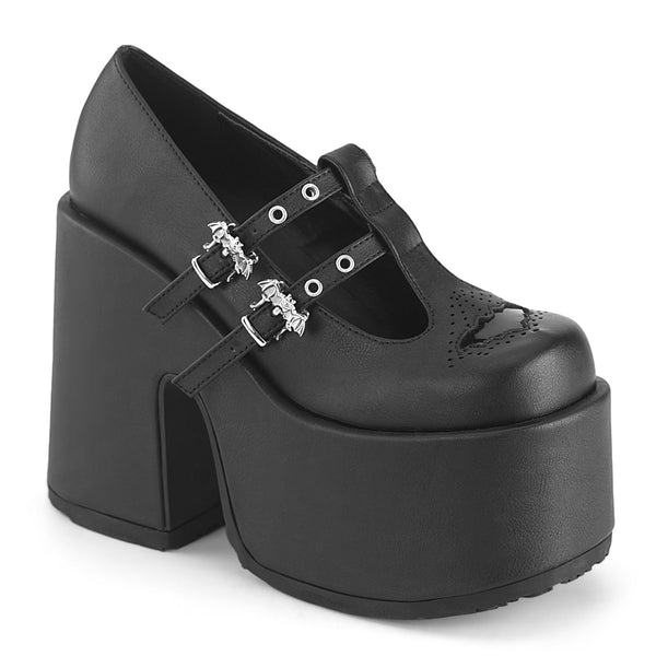 CAMEL-55 Plateau Schuhe Schwarz Matt von DemoniaCult