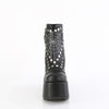 CAMEL-70 Plateau Stiefel Schwarz Matt von DemoniaCult – Ansicht 2