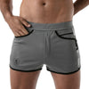 Shorts, Grau Camouflage - sportliches Design mit Reißverschlusstasche | TOF Paris