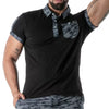 Schwarzes Poloshirt von TOF Paris – Ansicht 2