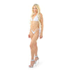Weißes funkelndes Strass String Bikini Set von Pleaser Dancewear – Ansicht 5