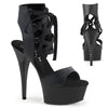 CAPTIVA-600-14 Plateau Sandaletten Schwarz von Pleaser