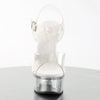 CAPTIVA-608 Plateau Sandaletten schwarz | Pleaser