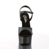 CAPTIVA-609 Plateau Sandaletten Schwarz/Matt Strass | Pleaser
