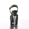CAPTIVA-609 Plateau Sandaletten Schwarz/Matt Strass | Pleaser