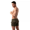 Khaki aufregende Cargo Shorts für provokante Streetwear Styles von TOF Paris – Ansicht 4