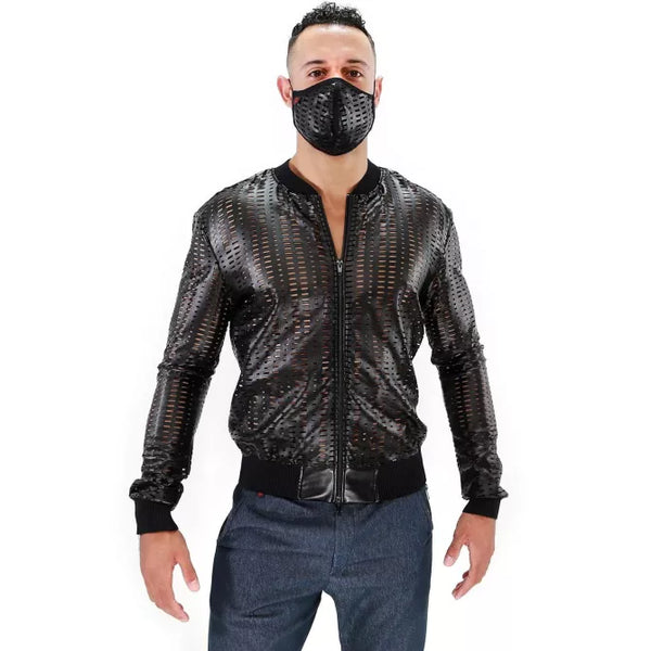 Schwarze Centurion Weste im markanten Combat Style von TOF Paris – Ansicht 5