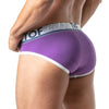 Slips mit Jacquard-Bund - sportlich, weich & flexible Passform, Lila | TOF Paris