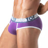Slips mit Jacquard-Bund - sportlich, weich & flexible Passform, Lila | TOF Paris