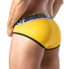 Slips Gelb mit Jacquard-Bund - Sportlich & Elastisch | TOF Paris