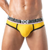 Slips Gelb mit Jacquard-Bund - Sportlich & Elastisch | TOF Paris