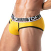 Slips Gelb mit Jacquard-Bund - Sportlich & Elastisch | TOF Paris