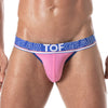 Jockstrap Pink mit bi-elastischem Baumwollstoff & Jacquardbund | TOF Paris