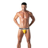 Tanga Gelb - Weicher Bi-Stretch Stoff mit Jacquard-Bund | TOF Paris