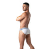 Tanga Weiß - Weicher Bi-Stretch Stoff mit Elastischem Jacquardbund | TOF Paris