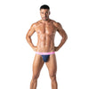 Tanga mit weichem Bi-Stretch & flexiblem Jacquard-Bund Marineblau | TOF Paris