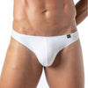Herren String Weiß mit weichem Bi-Stretch und schlankem Bund | TOF Paris