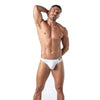 Herren String Weiß mit weichem Bi-Stretch und schlankem Bund | TOF Paris