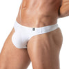 Herren String Weiß mit weichem Bi-Stretch und schlankem Bund | TOF Paris