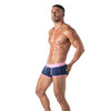Boxershorts Marineblau mit elastischem Jacquard-Bund, sportlich & bequem | TOF Paris