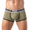 Boxershorts Khaki - Bequeme Low-Waist mit flexiblem Jacquard-Bund | TOF Paris