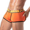 Boxershorts Herren, sportlich & bequem, elastischer Jacquard-Bund, Orange| TOF Paris