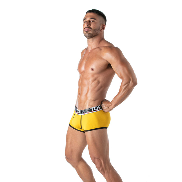 Boxershorts Sportlich Komfortabel mit Stretchbund Gelb | TOF Paris
