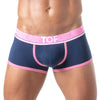 Boxershorts Marineblau mit elastischem Jacquard-Bund, sportlich & bequem | TOF Paris