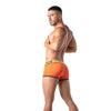 Boxershorts Herren, sportlich & bequem, elastischer Jacquard-Bund, Orange| TOF Paris