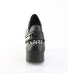 CHARADE-32 Plateau Pumps mit Nieten und Schiebeschloss von DemoniaCult – Ansicht 2
