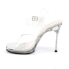 CHIC-08 Sandaletten transparent | Fabulicious