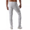 Weiße verführerische Chino Hose mit körperbetontem Schnitt von TOF Paris – Ansicht 3