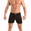 Chino Shorts Slim Fit mit Stretch & 5 praktischen Taschen schwarz | TOF Paris