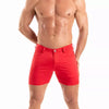 Rotes verführerisches Chino Short für einen maskulinen Look | TOF Paris