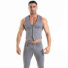 Chino Weste Herren Grau - Slim Fit mit Stretchkomfort | TOF Paris