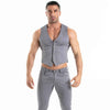 Chino Weste Herren Grau - Slim Fit mit Stretchkomfort | TOF Paris
