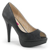 CHLOE-01 Plateau Pumps - Schwarz | Pleaser Pink Label
