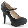 CHLOE-02 Plateau Pumps Schwarz | Pleaser Pink Label