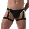 Schwarzes Circuit Leg Harness mit elastischer Premium Passform | TOF Paris