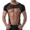 Raglan Crop Top mit Harness & seitlichen Schlaufen - Modern & Figurbetont, Weiß | TOF Paris