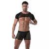 Raglan Crop Top mit Harness & seitlichen Schlaufen - Modern & Figurbetont, Weiß | TOF Paris