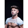 Weißes Circuit Mesh-Harness | TOF Paris