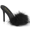 CLASSIQUE-01F Pantoletten - Schwarz | Fabulicious