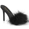 CLASSIQUE-01F Pantoletten - Schwarz | Fabulicious
