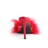 CLASSIQUE-01F Pantoletten Rot | Fabulicious