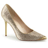 CLASSIQUE-20 Pumps Gold Glitzer | Pleaser
